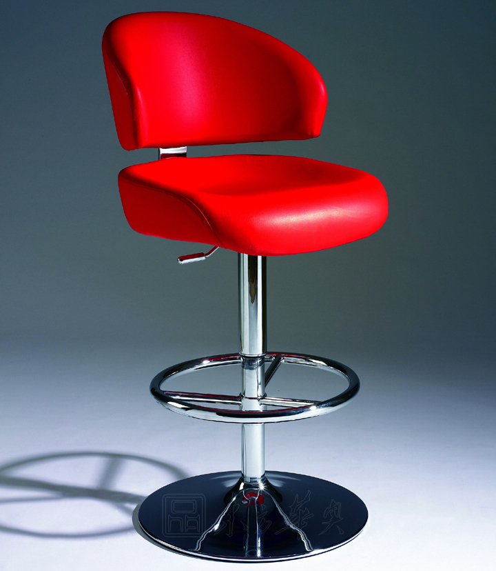 Bar Stool|Leather Facing Bar Stool|Office Furniture||升降旋转吧椅 CG-B185