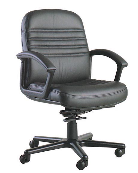 办公椅|传统真皮中班椅|办公家具|真皮中班椅|经典中班椅|经理椅|中背椅|主管椅|会议椅|办公转椅 CG-JDZBY-03