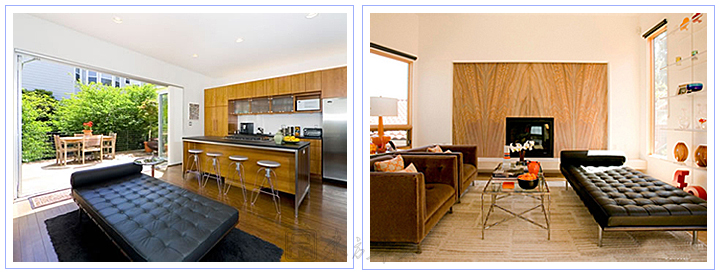 现代经典休闲椅|真皮休闲椅|办公家具|巴赛罗那休息床|休闲床